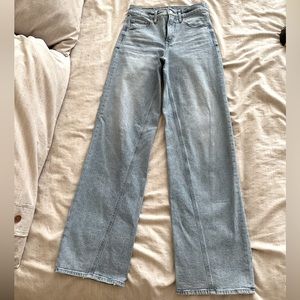 Express Wide Leg High Rise Jeans